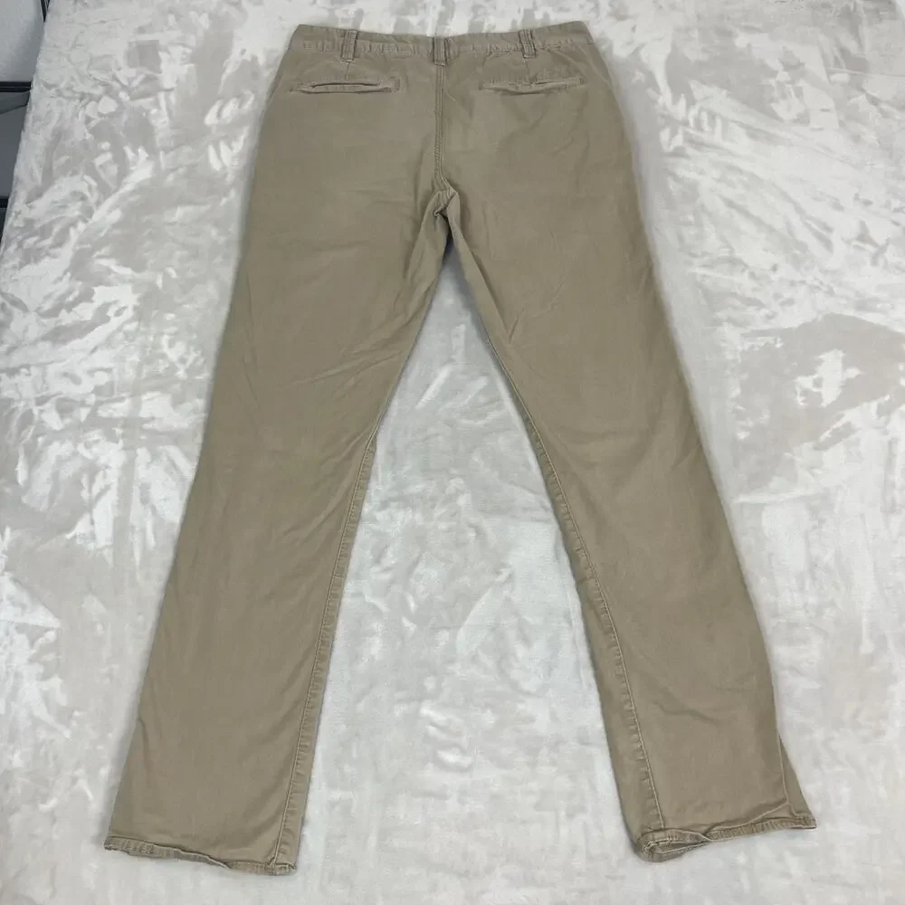 BKE Pants Mens 32R Khaki Jake Straight Chino‎ Casual Workwear Preppy Everyday